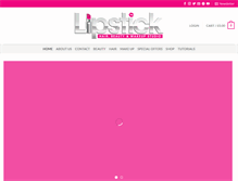 Tablet Screenshot of lipsticksalon.com